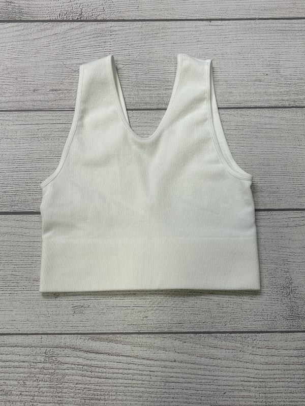 Athletic Tank Top By By Together In White, Size: M Online Hot Sale