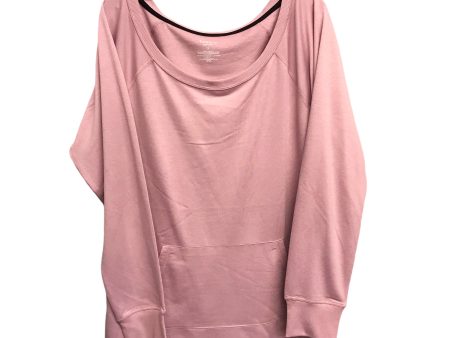 Athletic Top Ls Crewneck By Torrid In Pink, Size:3X Online now