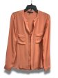 Blouse Long Sleeve By Ro & De In Peach, Size: M on Sale