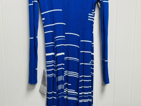 Dress Casual Maxi By Bcbgmaxazria In Blue, Size: L Online now