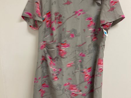 Dress Casual Midi By Banana Republic In Grey & Pink, Size: Xl Online now