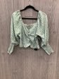 Blouse Long Sleeve By Clothes Mentor In Green, Size: M Sale